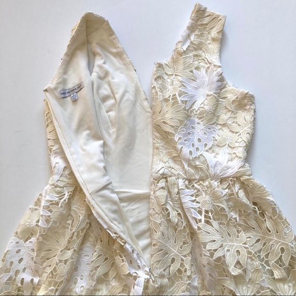 Dress The Population Rita Floral Lace Dress NWT - Picture 5 of 12